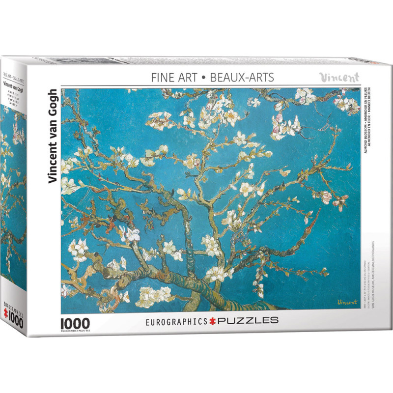 Puzzle 1000 pièces Vincent Van Gogh - Amandier en fleurs