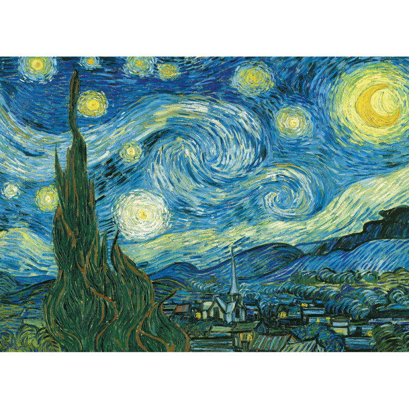 Puzzle 1000 pièces Vincent Van Gogh - La nuit étoilée