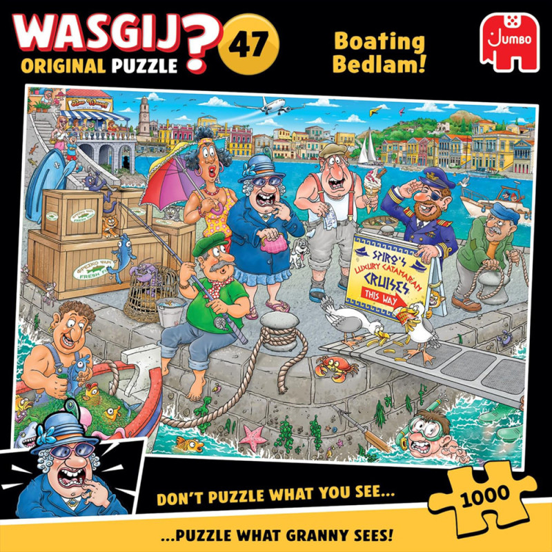 Puzzle Wasgij Original 47 - 1000 Pcs - Le Radeau À La Dérive