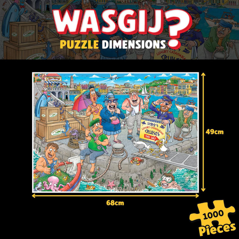 Puzzle Wasgij Original 47 - 1000 Pcs - Le Radeau À La Dérive