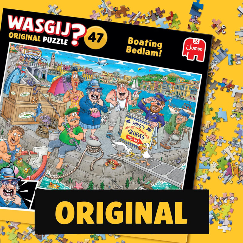 Puzzle Wasgij Original 47 - 1000 Pcs - Le Radeau À La Dérive