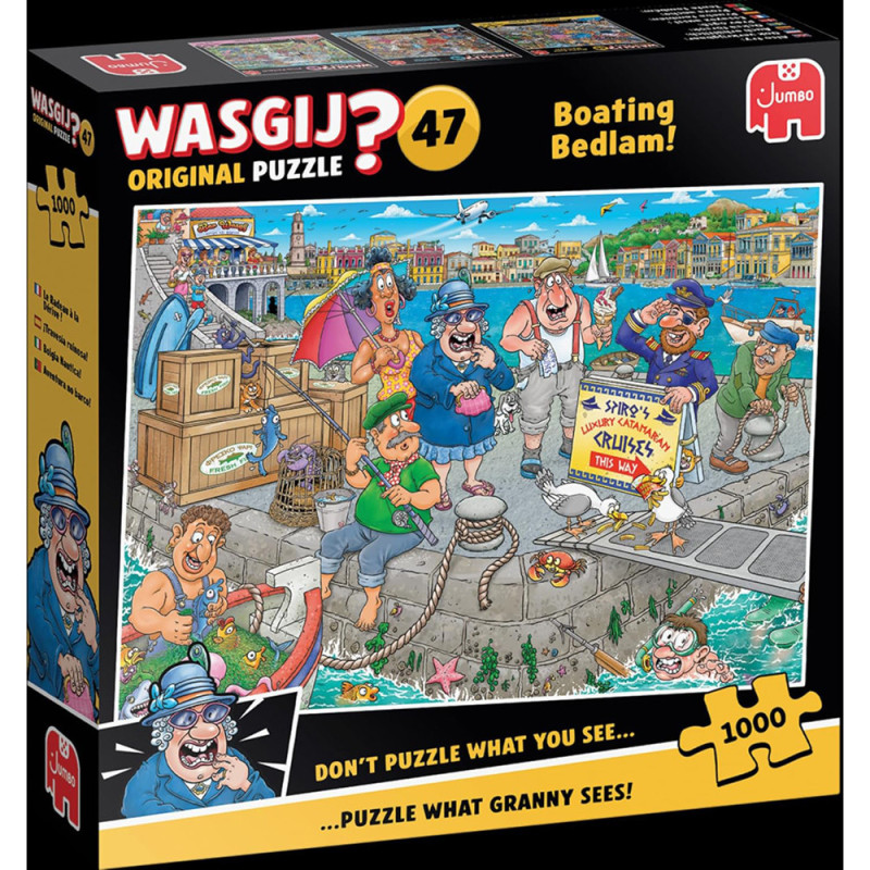 Puzzle Wasgij Original 47 - 1000 Pcs - Le Radeau À La Dérive