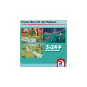 Animaux des bois et des prés - 3 puzzles de 24 pièces