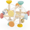 Balle d'éveil pour bébé - jeu en bois sensoriel Janod
