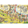 Plaisir au zoo - 3 puzzles de 48 pièces