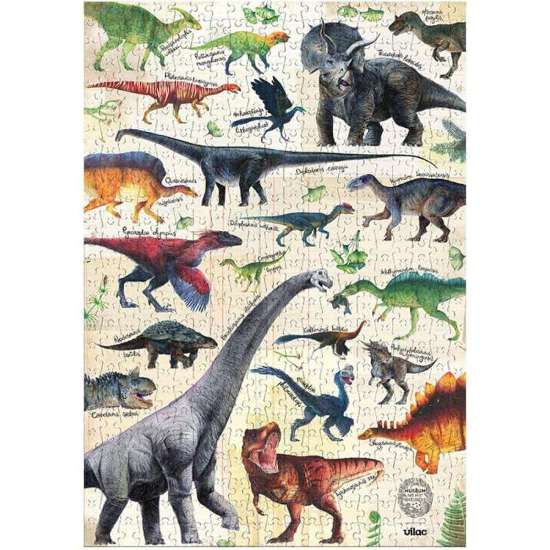 Puzzle Dinosaures – 500 pièces Vilac