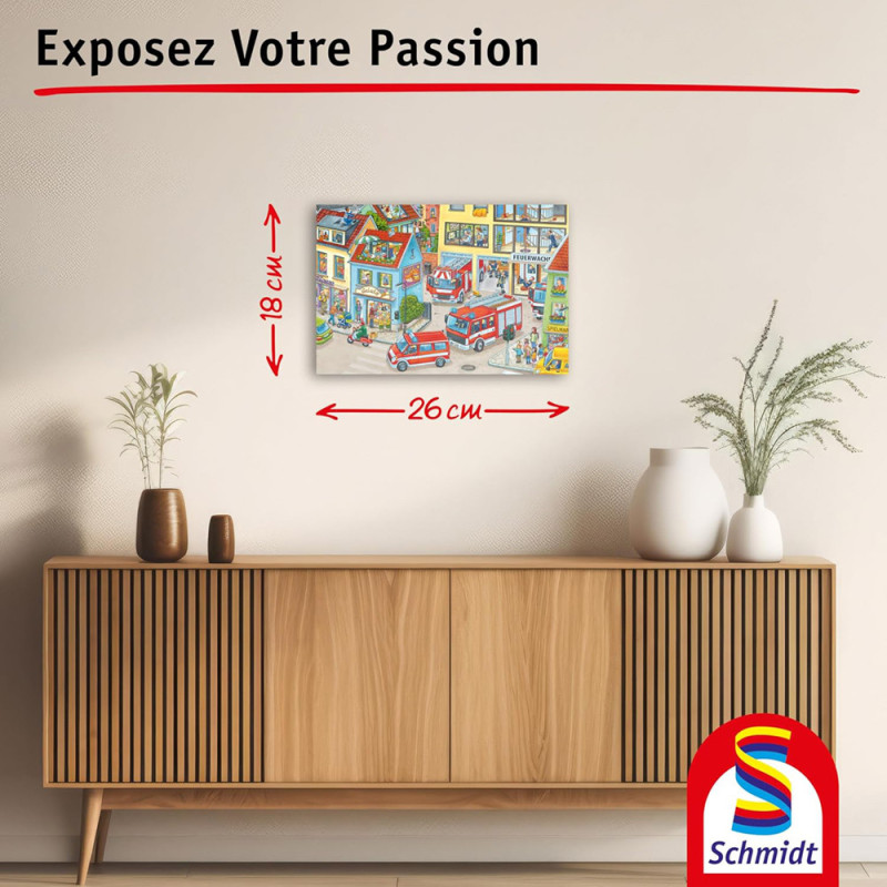 Puzzles pompiers - 3 x 24 pièces