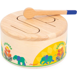 Tambour en bois pour bébé