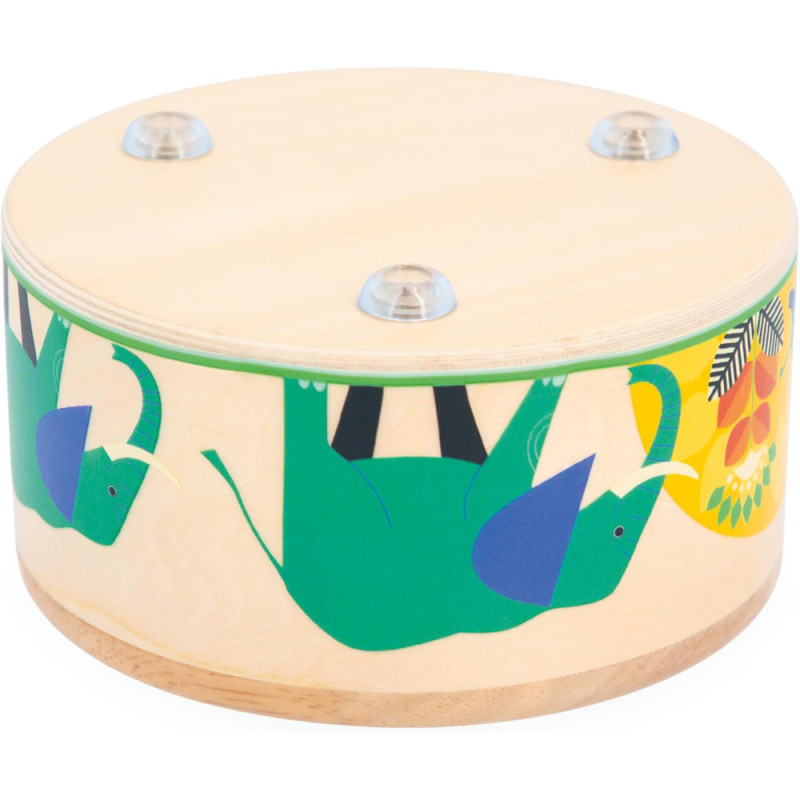 Tambour en bois pour bébé
