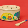 Tambour en bois pour bébé