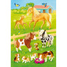 Mes amis de la ferme - 3 puzzles de 24 pièces