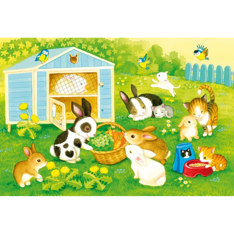 Mes amis de la ferme - 3 puzzles de 24 pièces