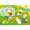 Mes amis de la ferme - 3 puzzles de 24 pièces