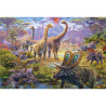 Dinos - 4 puzzles en coffret métal