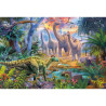 Dinos - 4 puzzles en coffret métal