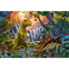 Dinos - 4 puzzles en coffret métal