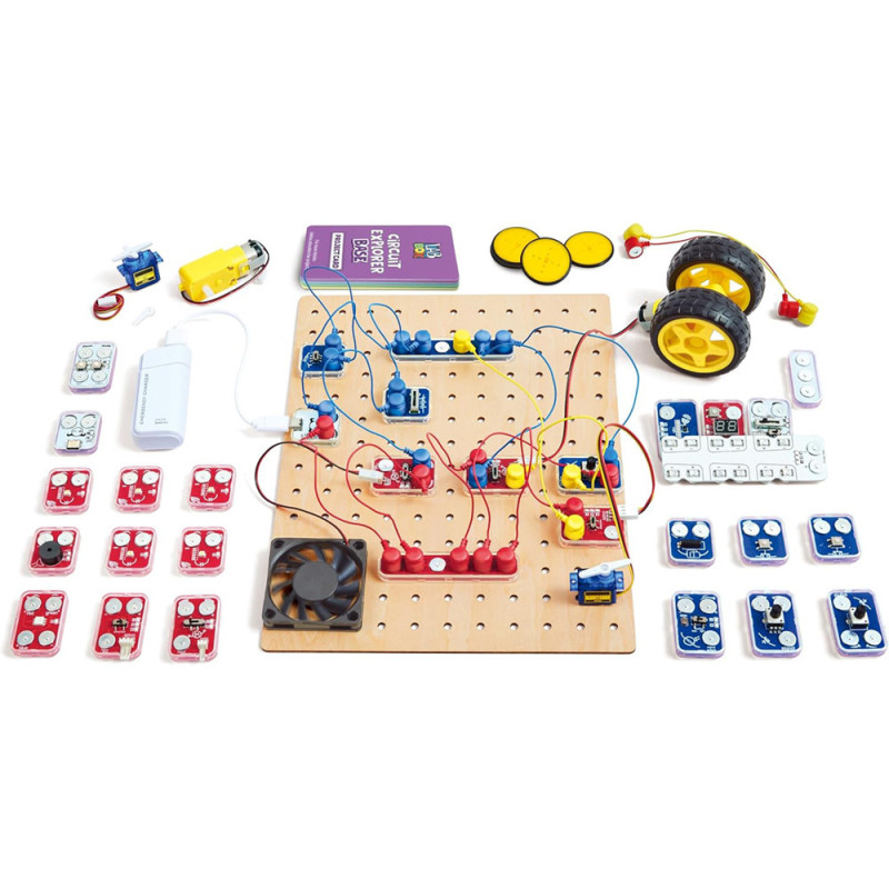 Lab Box - Apprentissage de circuits électronique - 100 circuits dès 8 ans