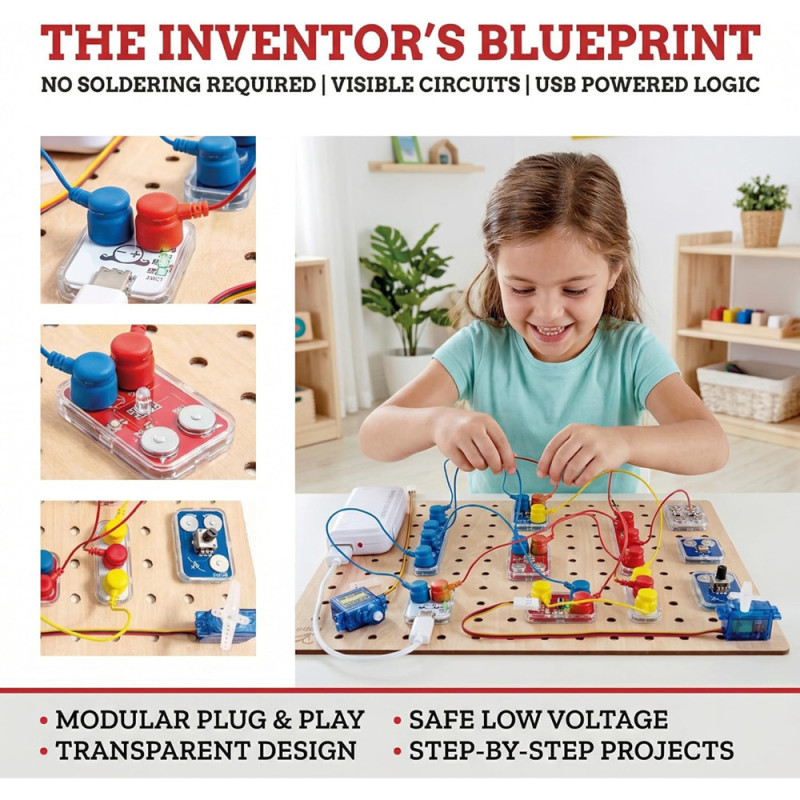 Lab Box - circuits électroniques -  Explorer Boost - 47 pièces dès 8 ans