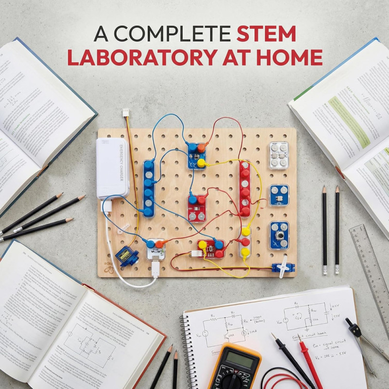 Lab Box - circuits électroniques -  Explorer Boost - 47 pièces dès 8 ans
