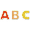 Mon alphabet aimanté en bois - Majucules et minuscules