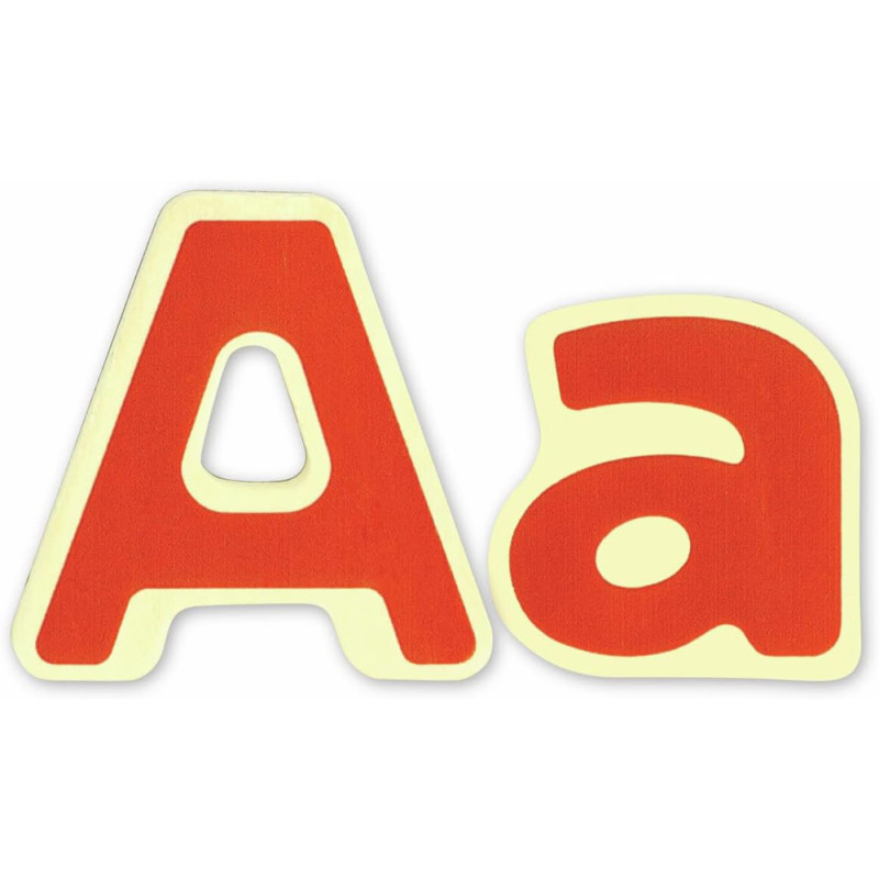 Mon alphabet aimanté en bois - Majucules et minuscules