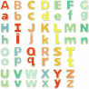Mon alphabet aimanté en bois - Majucules et minuscules