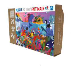 Puzzle en Bois -Sous l'océan - 100 Pièces – Michèle Wilson