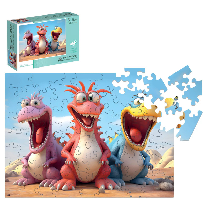 Princesse avec licorne et château - puzzle de 150 pièces