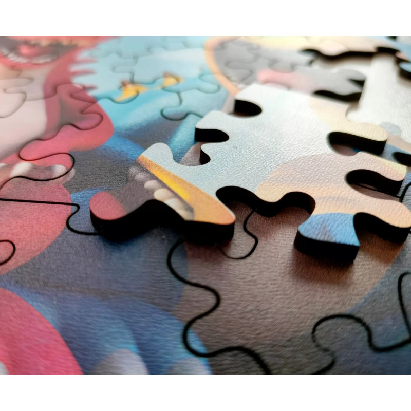 Princesse avec licorne et château - puzzle de 150 pièces