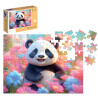 Puzzle en bois – Panda – 70 pièces