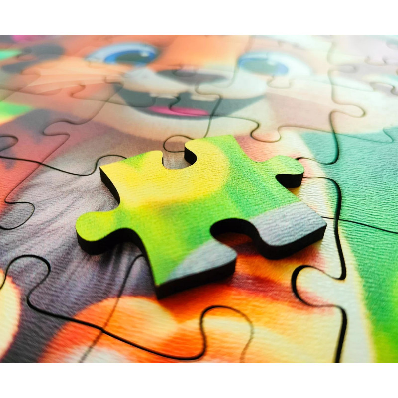 Puzzle en bois – Tigre – 70 pièces