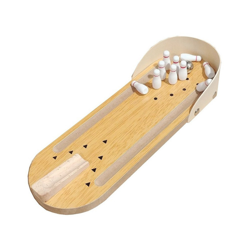 Jeu de bowling de table en bois