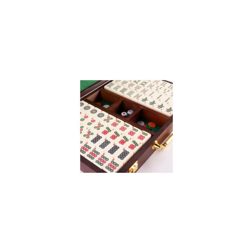 Mah-jong Boite en Bois