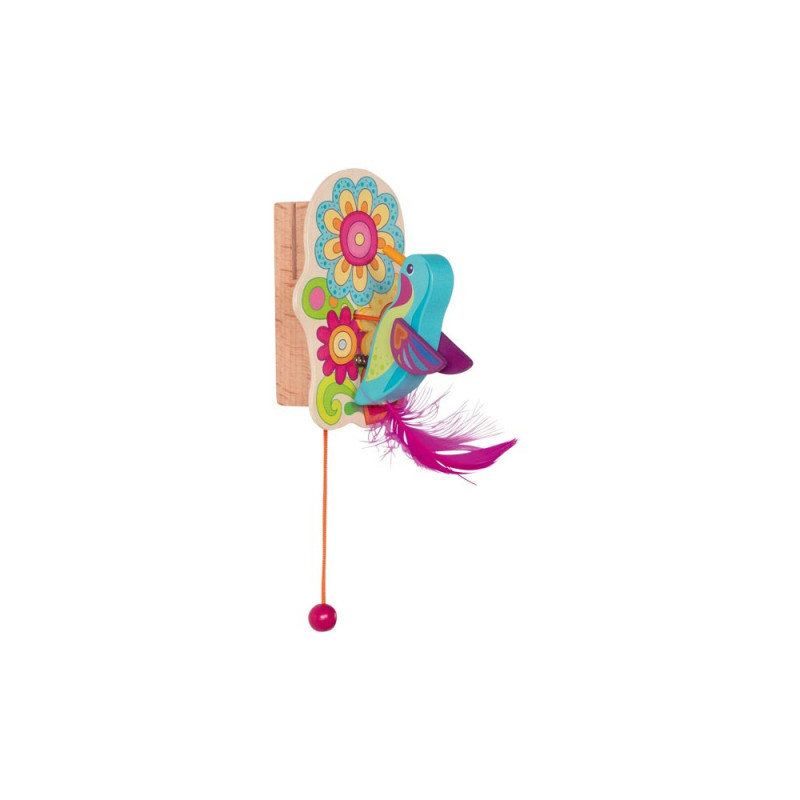 Heurtoir de porte Colibri en bois massif