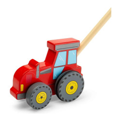 Jouet à pousser en bois Tracteur