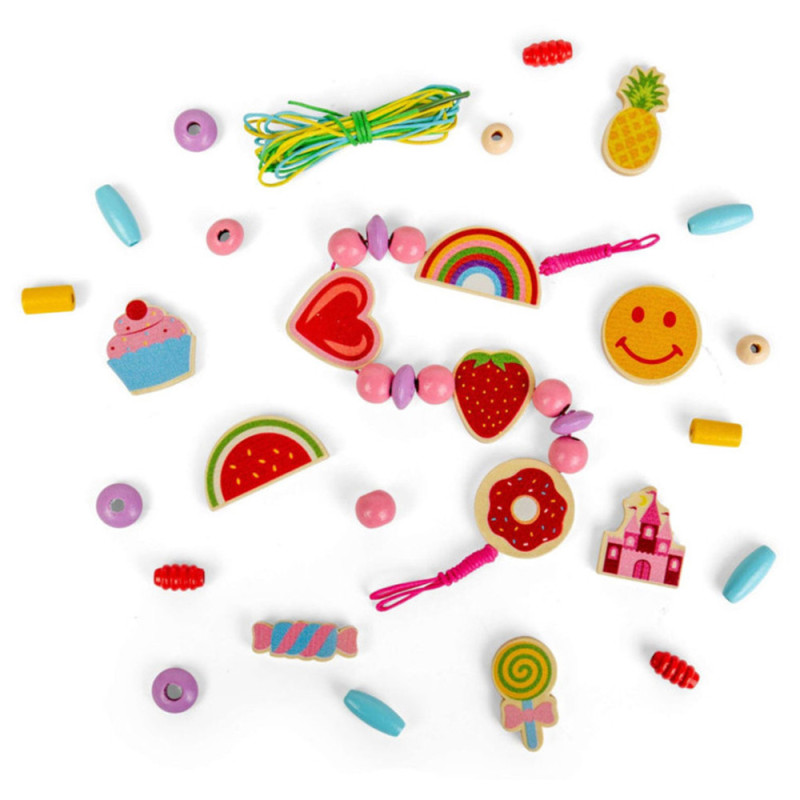 Kit de perles Charms - Jouet en bois