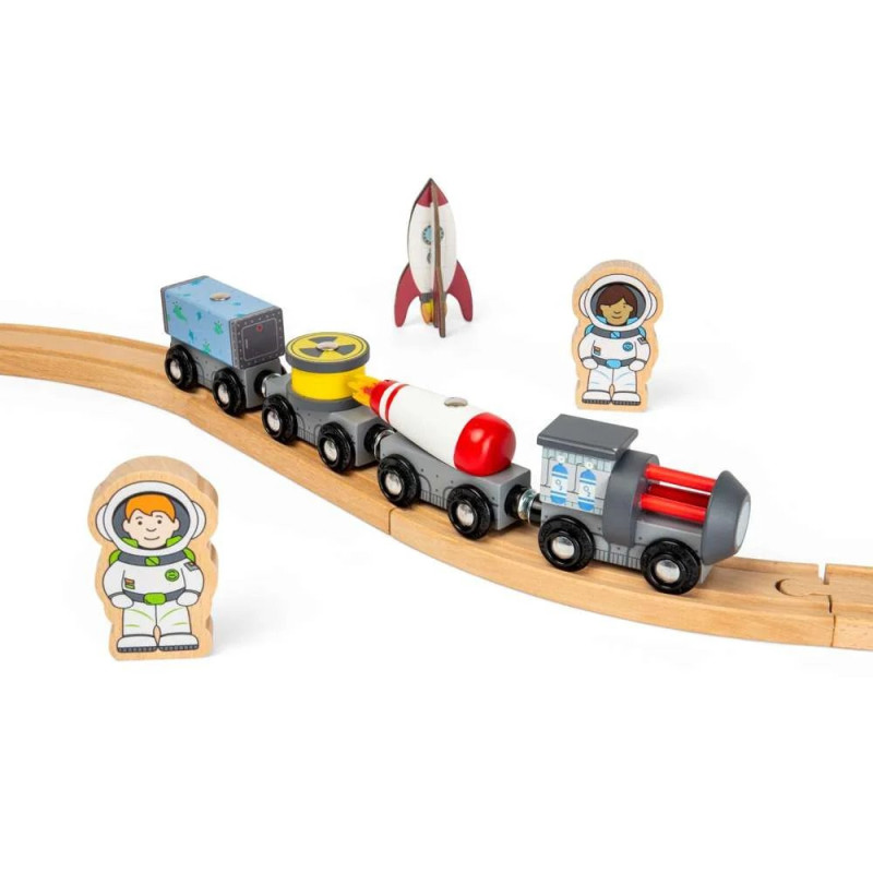 Train de l'espace - Jouet en bois