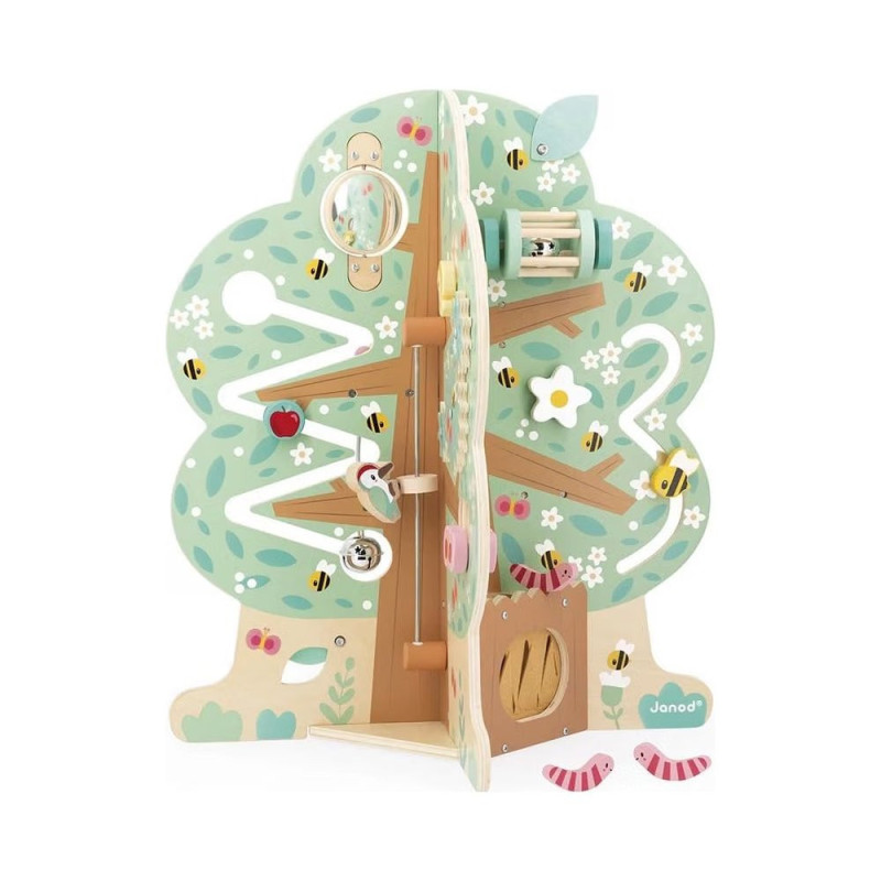 Arbre multi-activités - jouet en bois bébé Janod