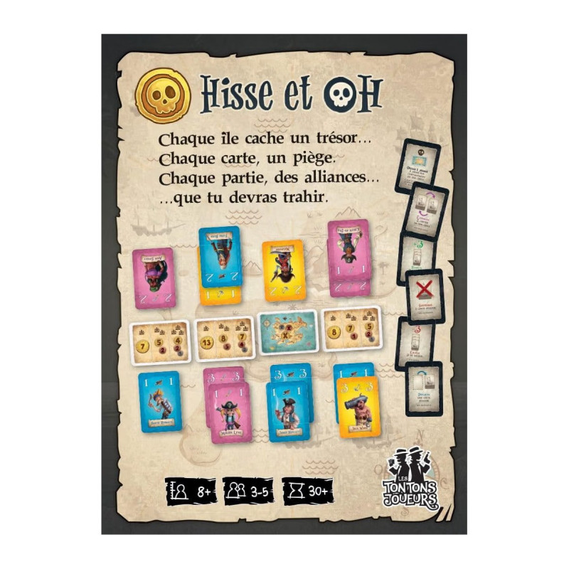 Hisse et oh - Jeu de Cartes Tactique Blackrock Games