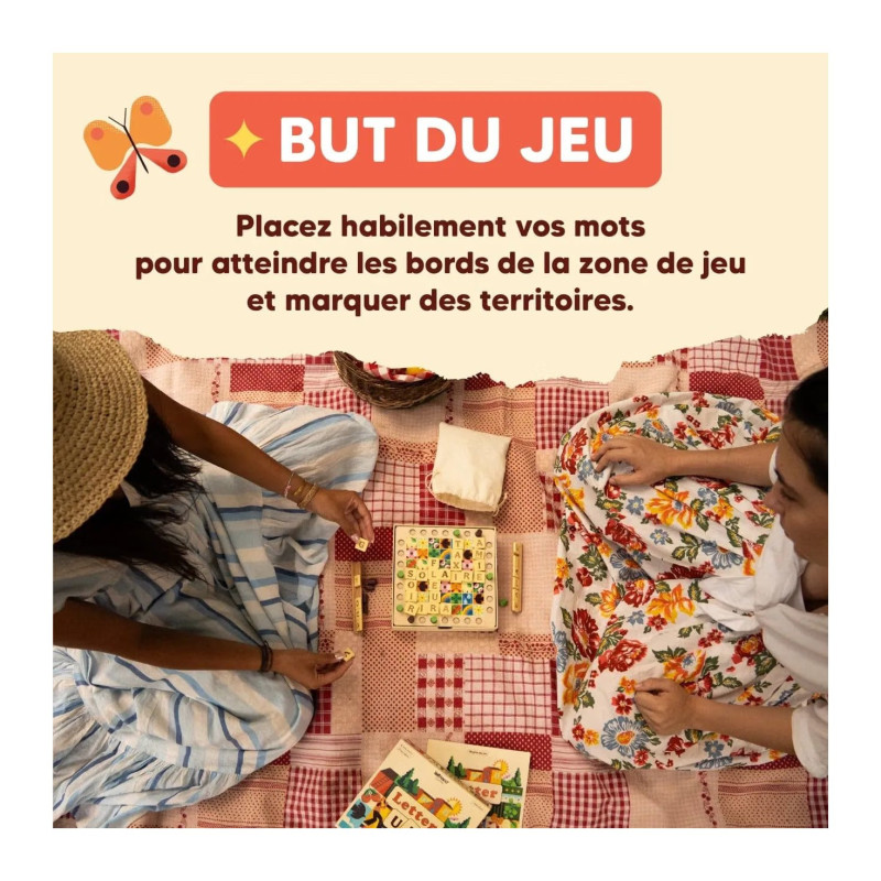 Letter up - Jeu de lettres tactique pour 1 à 2 joueurs dès 10 ans