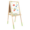 Tableau 2 en 1 en Bambou - 1 face Craie et 1 face blanche magnétique
