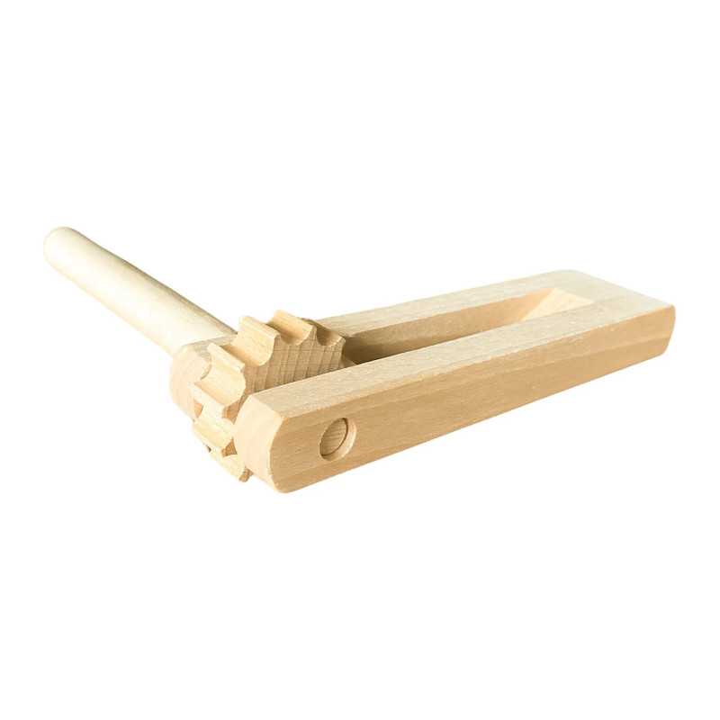 Crécelle taille standard en bois de Hêtre