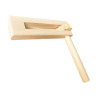 Crécelle taille standard en bois de Hêtre