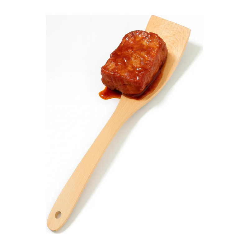 Spatule en bois de Hêtre inclinée 31 cm