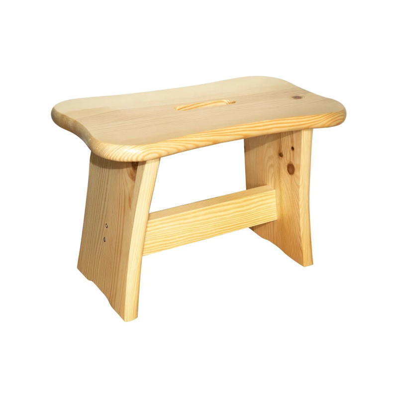 Tabouret en bois de Pin naturel