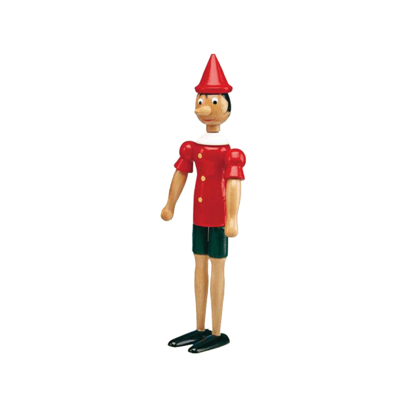 Pinocchio 38 cm, jouet bois articulé