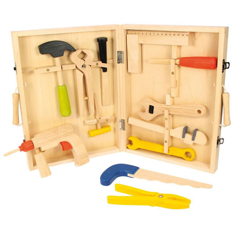 Boîte à outils en bois pour enfants