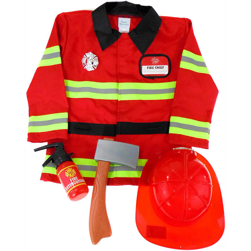 Déguisement de pompier et accessoires - 4 à 7 ans, GREAT PRETENDERS  La  Boissellerie Magasin de jouets en bois et jeux pour enfant & adulte