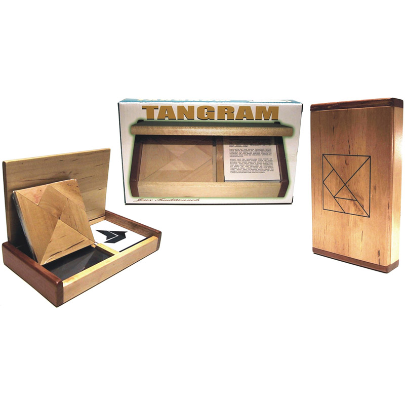 Tangram double avec 60 fiches