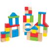 Blocs d'érables x 50 pièces, jeu de cubes en bois